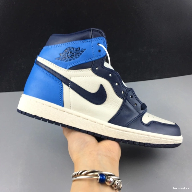 Jordan Obsidian OG 555088-140 Air Retro 1 High 1007